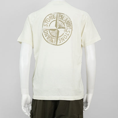 STONE ISLAND メンズ Tシャツ K1S152100020 S0080 アイボリー V0093