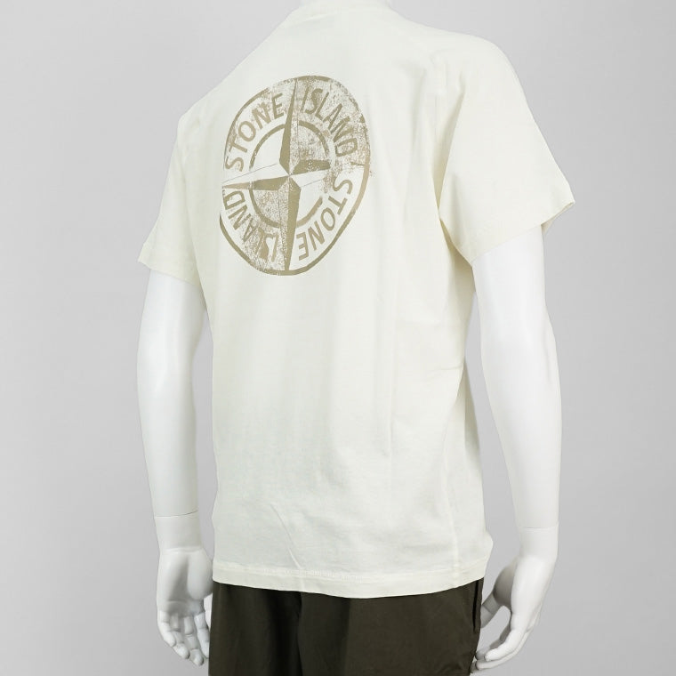 STONE ISLAND メンズ Tシャツ K1S152100020 S0080 アイボリー V0093