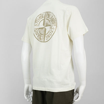 STONE ISLAND メンズ Tシャツ K1S152100020 S0080 アイボリー V0093