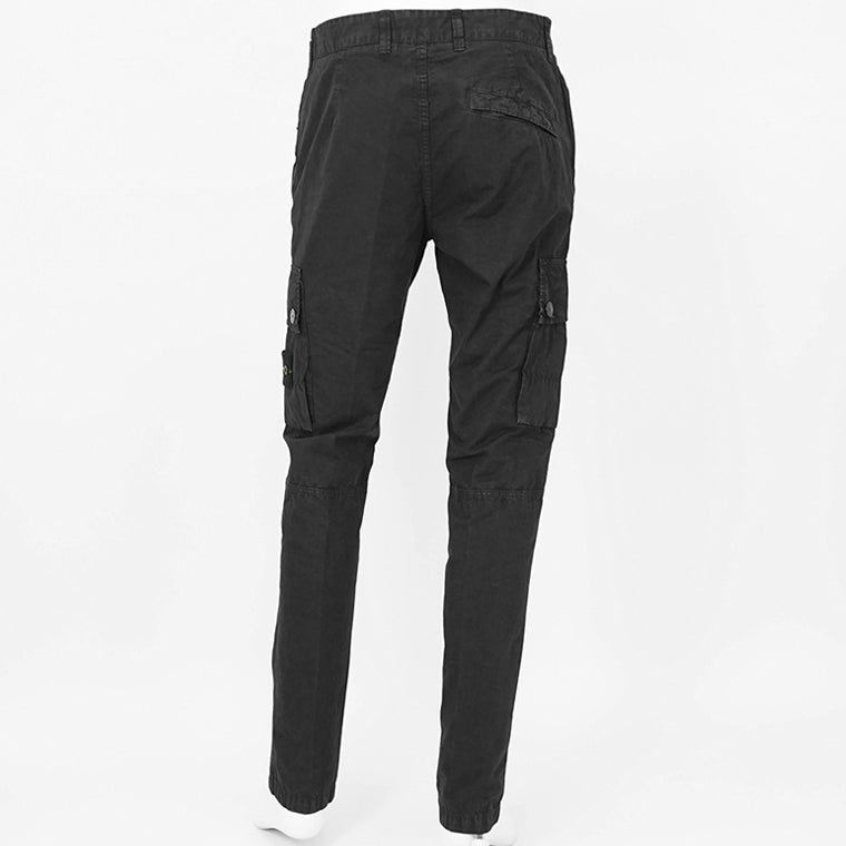STONE ISLAND メンズ カーゴパンツ K1S153100303 S00WA ウォッシュブラック V0129