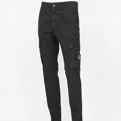 STONE ISLAND メンズ カーゴパンツ K1S153100303 S00WA ウォッシュブラック V0129