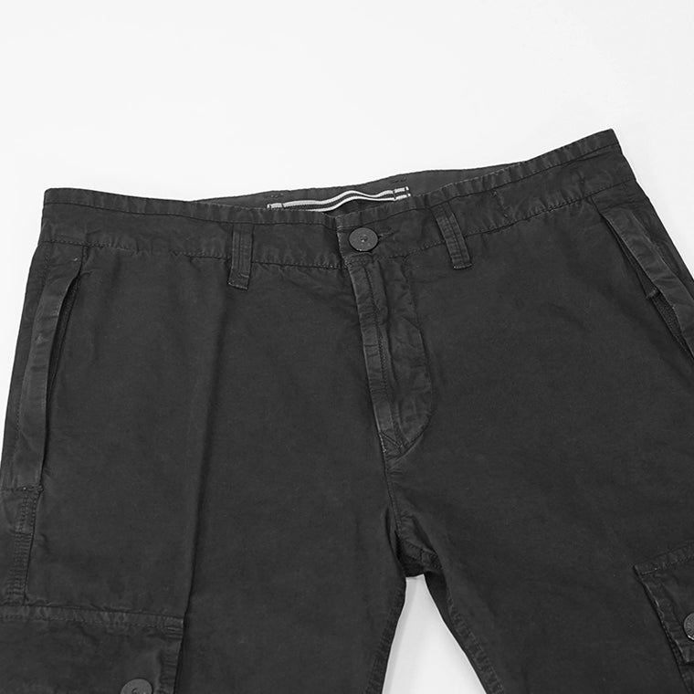 STONE ISLAND メンズ カーゴパンツ K1S153100303 S00WA ウォッシュブラック V0129