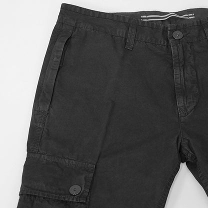 STONE ISLAND メンズ カーゴパンツ K1S153100303 S00WA ウォッシュブラック V0129