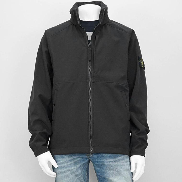 STONE ISLAND メンズ ブルゾン LIGHT SOFT SHELL R e dye TECHNOLOGY K1S154100010 S0A22 ブラック V0029