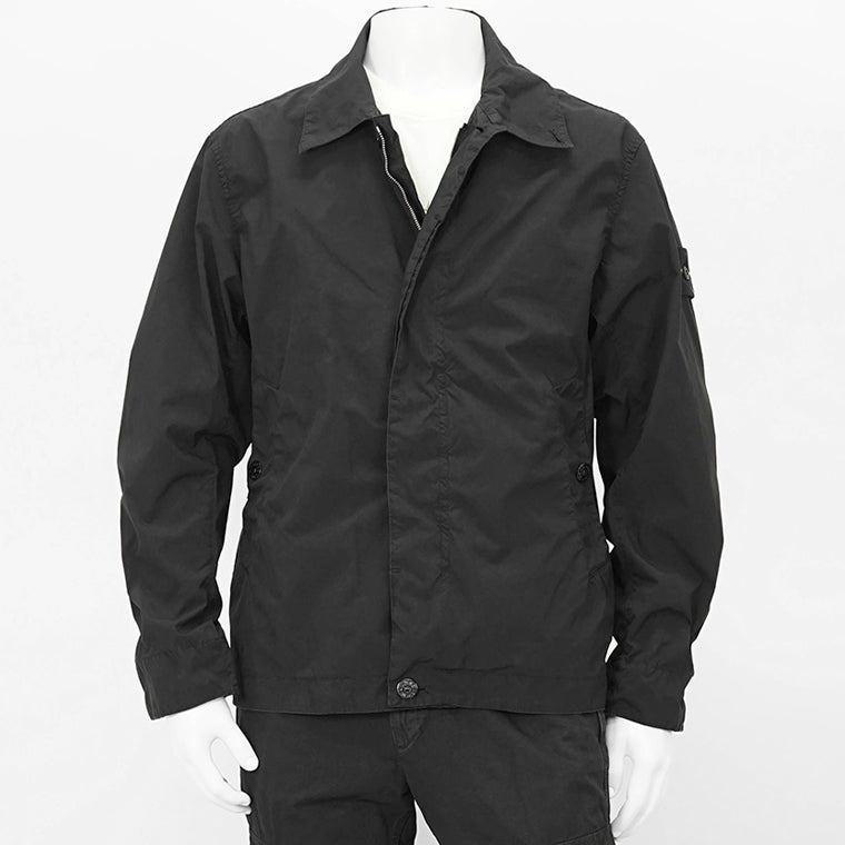 STONE ISLAND メンズ ブルゾン LIGHT COMPACT TOUCH POLY TC K1S154100025 S0042 ブラック V0029