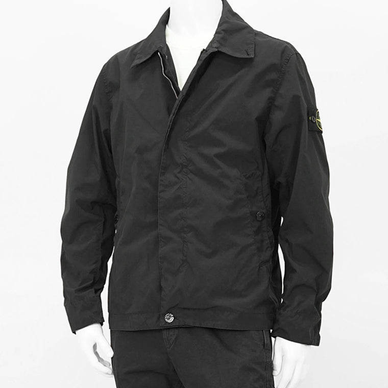 STONE ISLAND メンズ ブルゾン LIGHT COMPACT TOUCH POLY TC K1S154100025 S0042 ブラック V0029