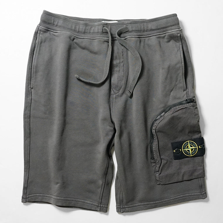 【SUMMER FINAL SALE】 STONE ISLAND メンズ ショートパンツ K1S156200002 S0123 チャコールグレー V0065
