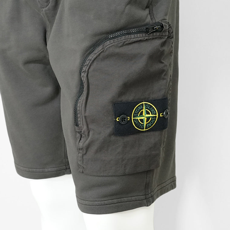 【SUMMER FINAL SALE】 STONE ISLAND メンズ ショートパンツ K1S156200002 S0123 チャコールグレー V0065