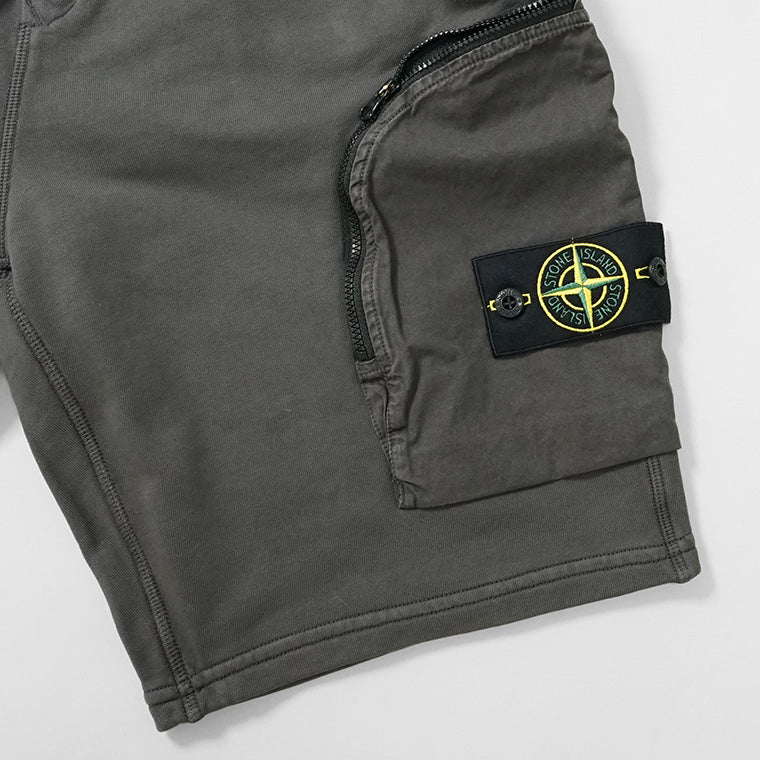 【SUMMER FINAL SALE】 STONE ISLAND メンズ ショートパンツ K1S156200002 S0123 チャコールグレー V0065