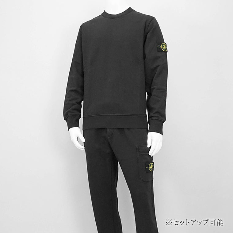 ストーンアイランド STONE ISLAND メンズ スウェットパンツ ブラック