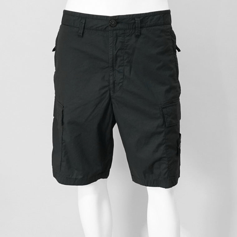【SUMMER FINAL SALE】 STONE ISLAND メンズ ショートパンツ K1S15L100L08 S0003 ブラック V0029