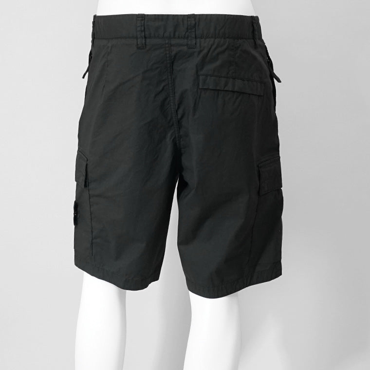 【SUMMER FINAL SALE】 STONE ISLAND メンズ ショートパンツ K1S15L100L08 S0003 ブラック V0029
