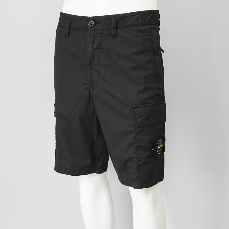 【SUMMER FINAL SALE】 STONE ISLAND メンズ ショートパンツ K1S15L100L08 S0003 ブラック V0029