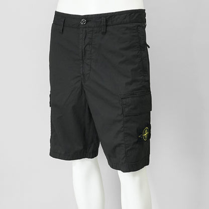 【SUMMER FINAL SALE】 STONE ISLAND メンズ ショートパンツ K1S15L100L08 S0003 ブラック V0029