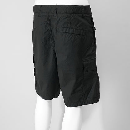 【SUMMER FINAL SALE】 STONE ISLAND メンズ ショートパンツ K1S15L100L08 S0003 ブラック V0029