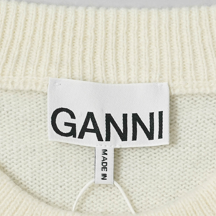 GANNI レディース ニット K2562 EGRET アイボリー 135