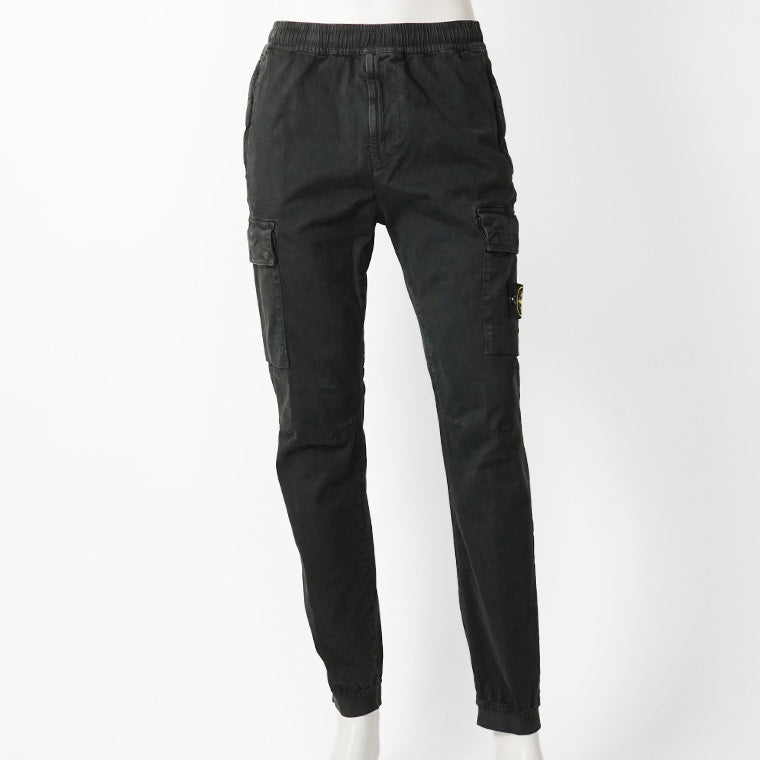STONE ISLAND メンズ カーゴパンツ K2S153100033 S00L1 ウォッシュブラック V0129