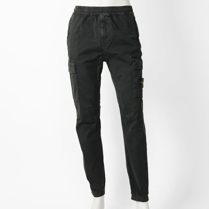 STONE ISLAND メンズ カーゴパンツ K2S153100033 S00L1 ウォッシュブラック V0129
