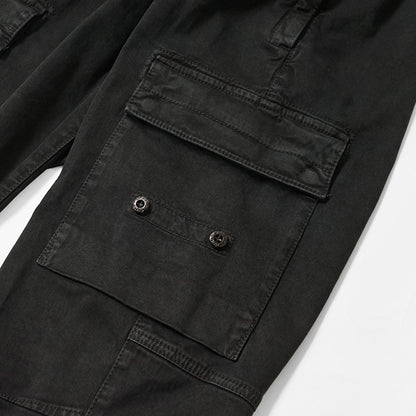 STONE ISLAND メンズ カーゴパンツ K2S153100033 S00L1 ウォッシュブラック V0129