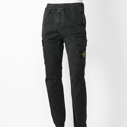 STONE ISLAND メンズ カーゴパンツ K2S153100033 S00L1 ウォッシュブラック V0129
