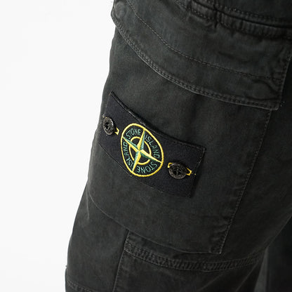 STONE ISLAND メンズ カーゴパンツ K2S153100033 S00L1 ウォッシュブラック V0129