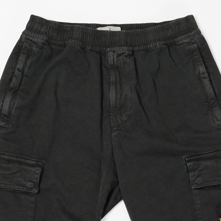 STONE ISLAND メンズ カーゴパンツ K2S153100033 S00L1 ウォッシュブラック V0129