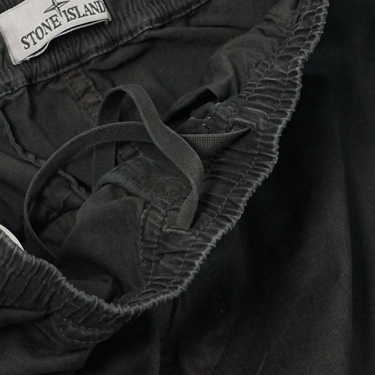 STONE ISLAND メンズ カーゴパンツ K2S153100033 S00L1 ウォッシュブラック V0129