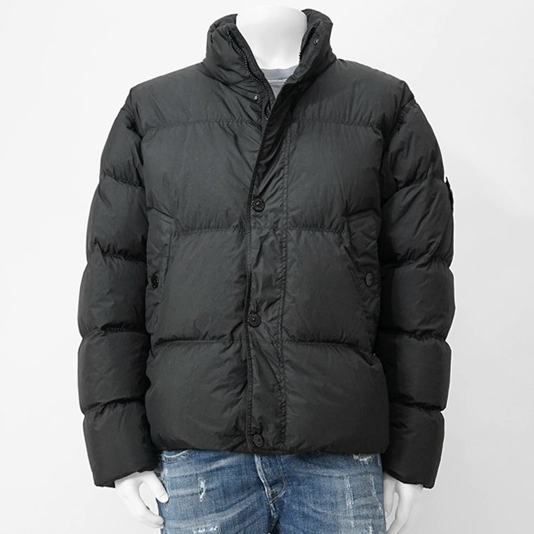 STONE ISLAND メンズ ダウンジャケット GARMENT DYED CRINKLE REPS NY K2S154100010 S0A23 ブラック V0029