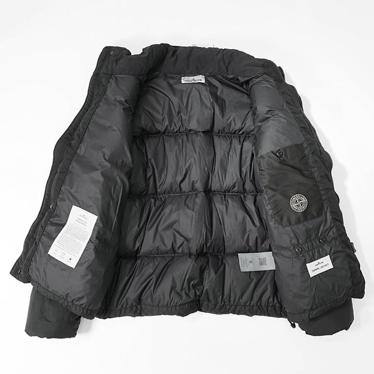 STONE ISLAND メンズ ダウンジャケット GARMENT DYED CRINKLE REPS NY K2S154100010 S0A23 ブラック V0029