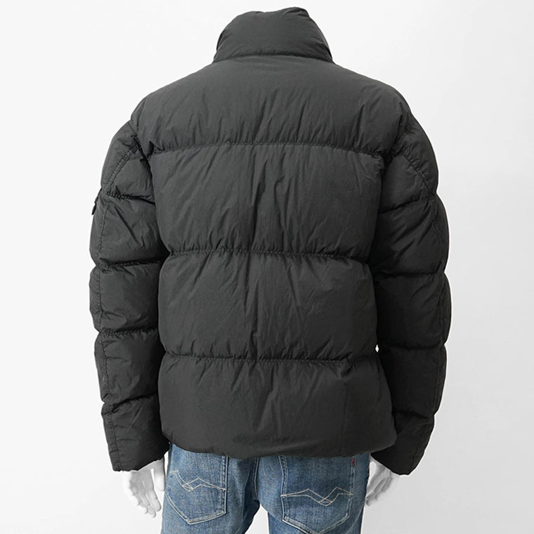 STONE ISLAND メンズ ダウンジャケット GARMENT DYED CRINKLE REPS NY K2S154100010 S0A23 ブラック V0029