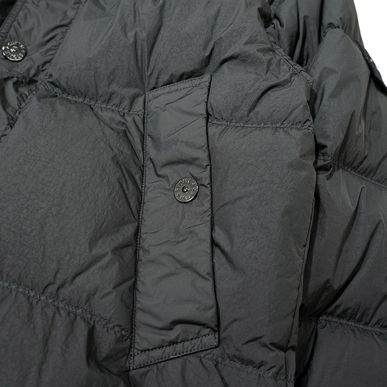 STONE ISLAND メンズ ダウンジャケット GARMENT DYED CRINKLE REPS NY K2S154100010 S0A23 ブラック V0029