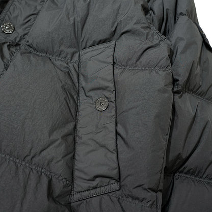 STONE ISLAND メンズ ダウンジャケット GARMENT DYED CRINKLE REPS NY K2S154100010 S0A23 ブラック V0029