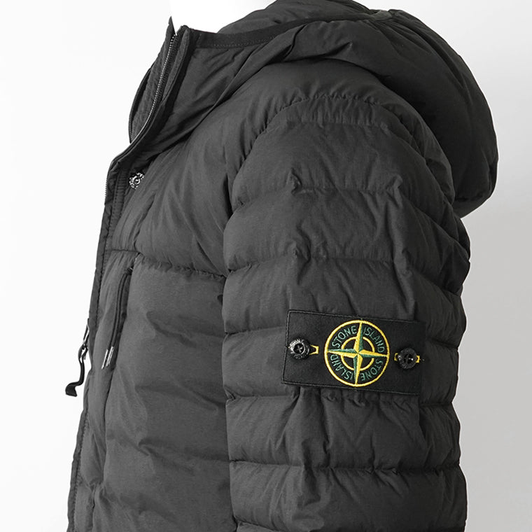00s 廃盤　名作　moonstone ダイヤキルト　ダウンベスト　ブラック　L ストーンアイランド STONE ISLAND ダウンジャケット リップストップ