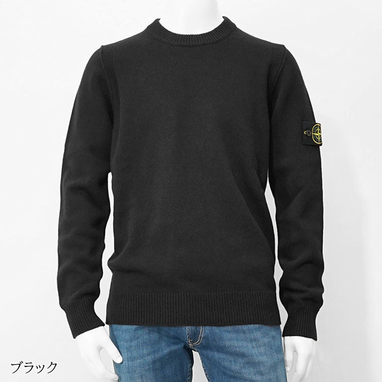 STONE ストーンアイランド/M ストーンアイランド STONE ISLAND メンズ ニット ブラック グレー系