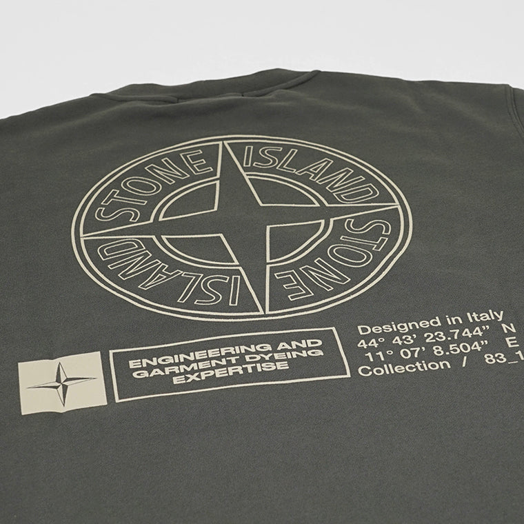STONE ISLAND メンズ スウェットシャツ K2S156100018 S0195 グレー V0062