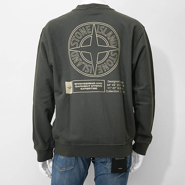STONE ISLAND メンズ スウェットシャツ K2S156100018 S0195 グレー V0062