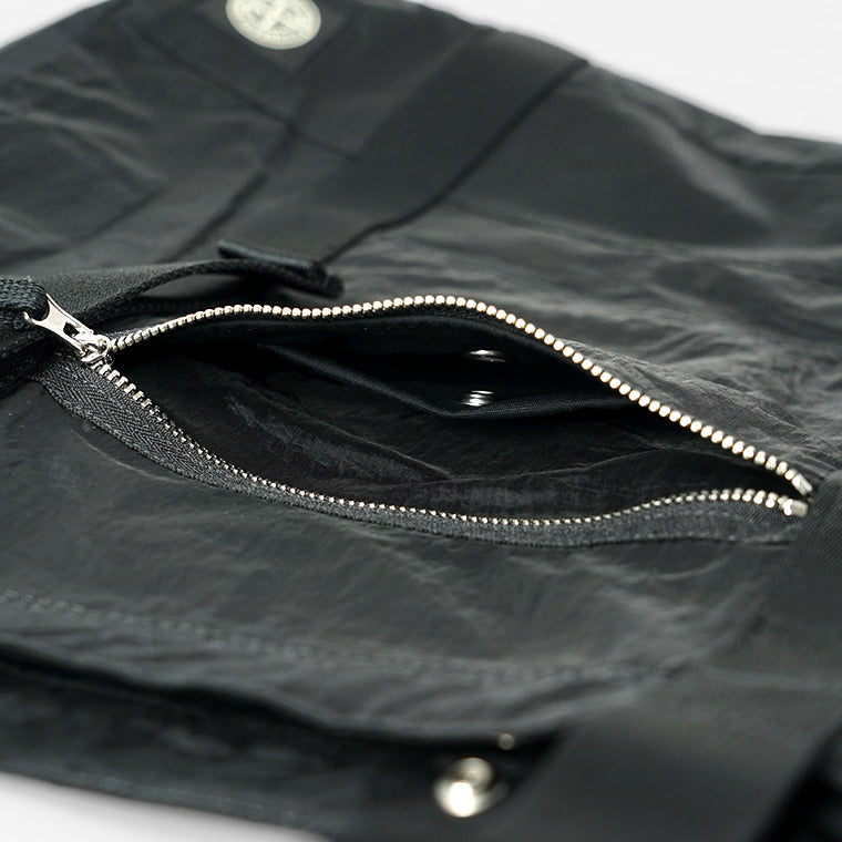 STONE ISLAND メンズ レディース トートバッグ COATED NYLON METAL IN ECONYL K2S159200013 S0251 ブラック V0029