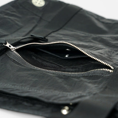 STONE ISLAND メンズ レディース トートバッグ COATED NYLON METAL IN ECONYL K2S159200013 S0251 ブラック V0029