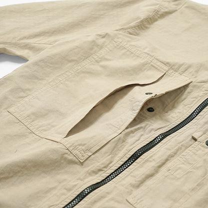 STONE ISLAND メンズ シャツジャケット MERCERISED ORGANIC COTTON RIPSTOP L1S151200005 S0298 ベージュ V009A