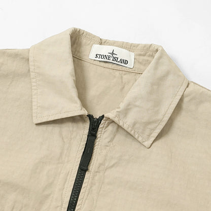 STONE ISLAND メンズ シャツジャケット MERCERISED ORGANIC COTTON RIPSTOP L1S151200005 S0298 ベージュ V009A