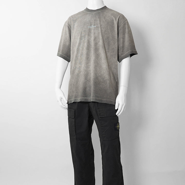STONE ISLAND メンズ Tシャツ L1S152100002 S0366 BLACK ブラック V0029