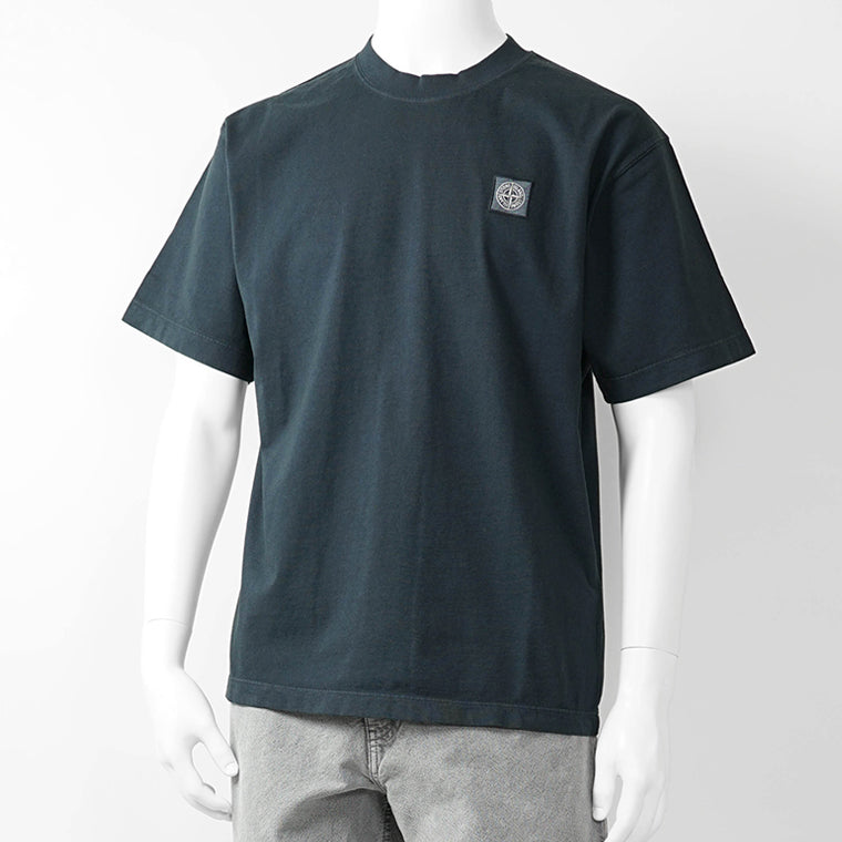 ストーンアイランド STONE ISLAND メンズ Tシャツ ネイビー ブラック