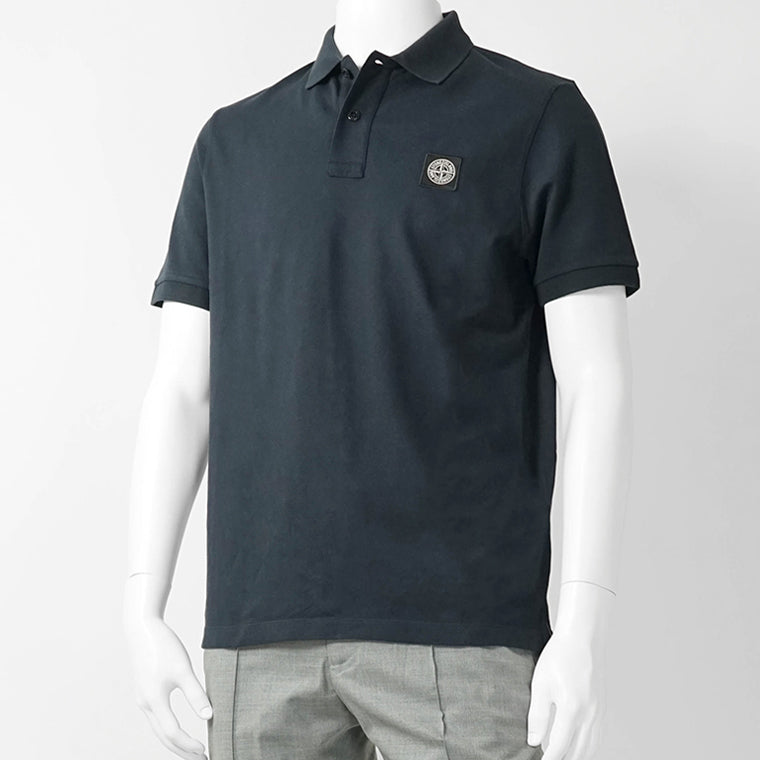 ストーンアイランド STONE ISLAND メンズ ポロシャツ ネイビー