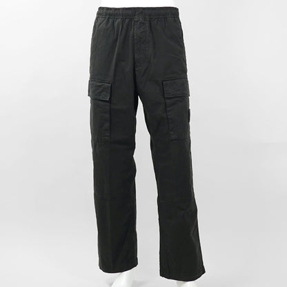 STONE ISLAND メンズ カーゴパンツ STRETCH ORGANIC COTTON TWILL L1S153100020 S0A10 ブラック V0029