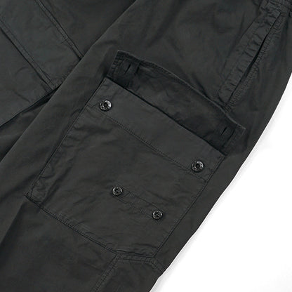 STONE ISLAND メンズ カーゴパンツ STRETCH ORGANIC COTTON TWILL L1S153100020 S0A10 ブラック V0029