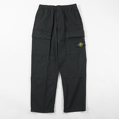 STONE ISLAND メンズ カーゴパンツ STRETCH ORGANIC COTTON TWILL L1S153100020 S0A10 ブラック V0029