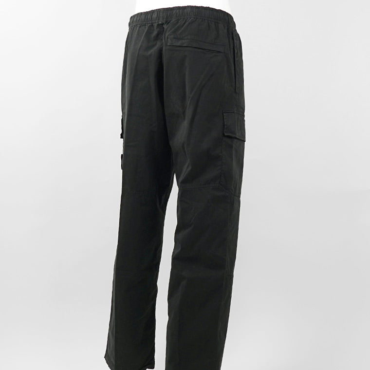 STONE ISLAND メンズ カーゴパンツ STRETCH ORGANIC COTTON TWILL L1S153100020 S0A10 ブラック V0029