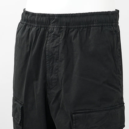 STONE ISLAND メンズ カーゴパンツ STRETCH ORGANIC COTTON TWILL L1S153100020 S0A10 ブラック V0029