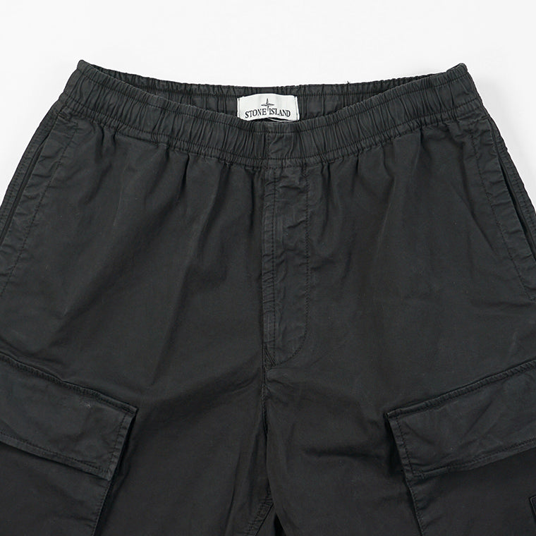 STONE ISLAND メンズ カーゴパンツ STRETCH ORGANIC COTTON TWILL L1S153100020 S0A10 ブラック V0029
