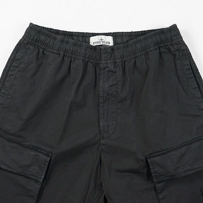 STONE ISLAND メンズ カーゴパンツ STRETCH ORGANIC COTTON TWILL L1S153100020 S0A10 ブラック V0029